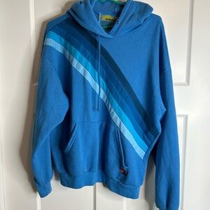 Aviator Nation Women’s Size Small Hooded Sweatshirt Hoodie Blue NWOT 2109